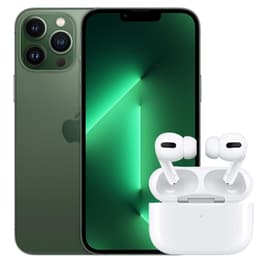 iPhone13 Pro グリーン 限定カラー SIMフリー AirPods付き Bundle iPhone 13 Pro Max + AirPods Pro - 128GB - Alpine Green