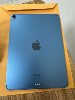 iPad Air 10.9-inches (2022) 5th gen 256 GB - Wi-Fi - Blue | Back