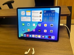iPad Pro 12.9-inches (2021) 5th gen 512 GB - Wi-Fi - Silver | Back
