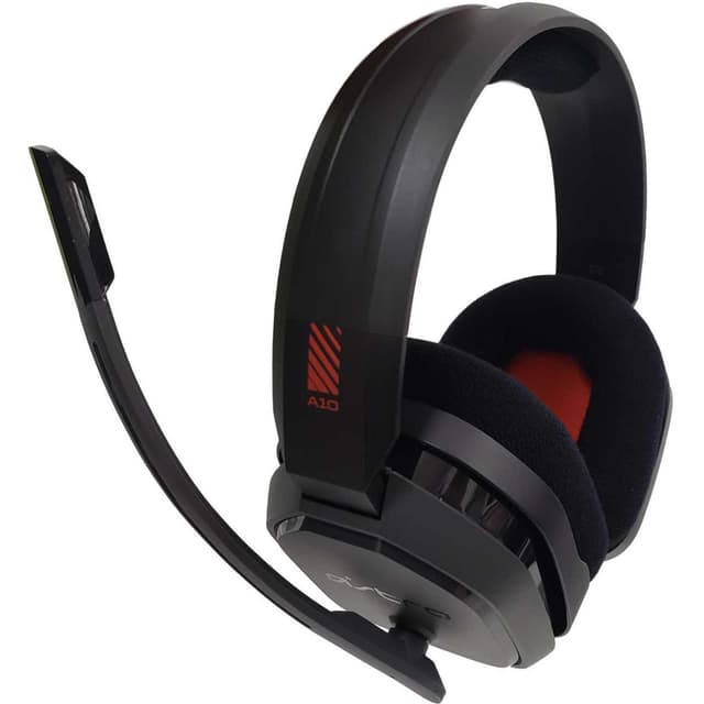 Logitech Astro A10 Headphone Black Red Back Market