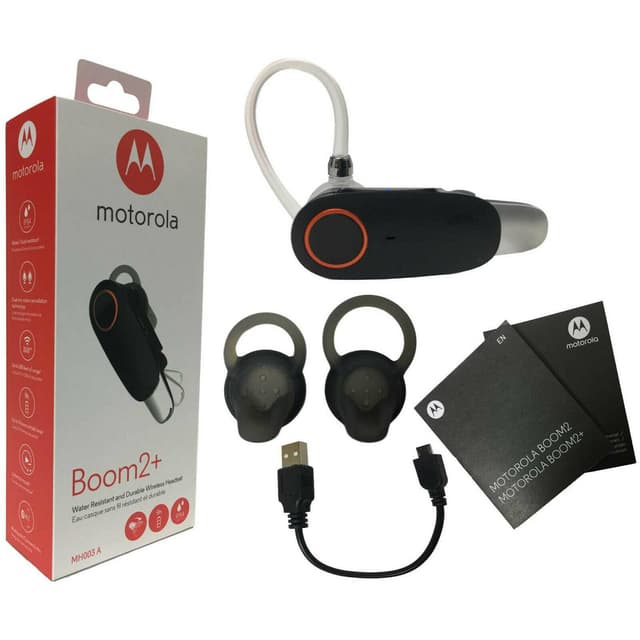 Headphones Bluetooth Motorola Boom 2+ Black
