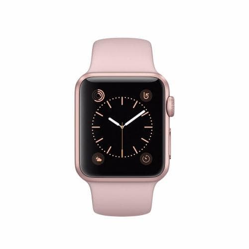 Apple Watch (Series 3) September 2017 38 mm - Aluminium Rose Gold - Sport Band Pink Sand