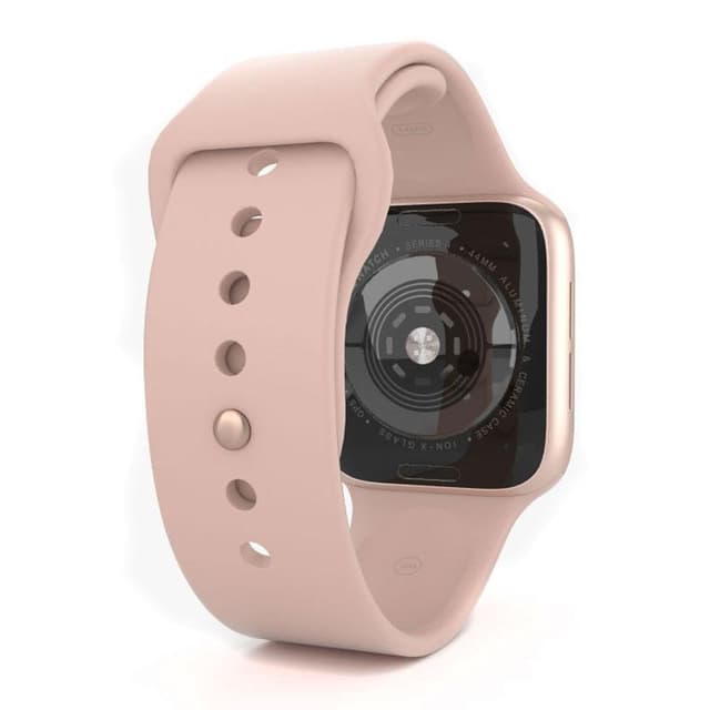 sıcaklık hafifçe saltanat  Apple Watch (Series 4) 44mm (GPS + Cellular) Aluminium Rose Gold - Pink  Sport Band | Back Market
