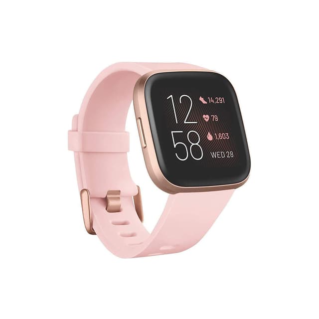 Fitbit Smart Watch Versa 2 HR GPS - Petal/Copper Rose