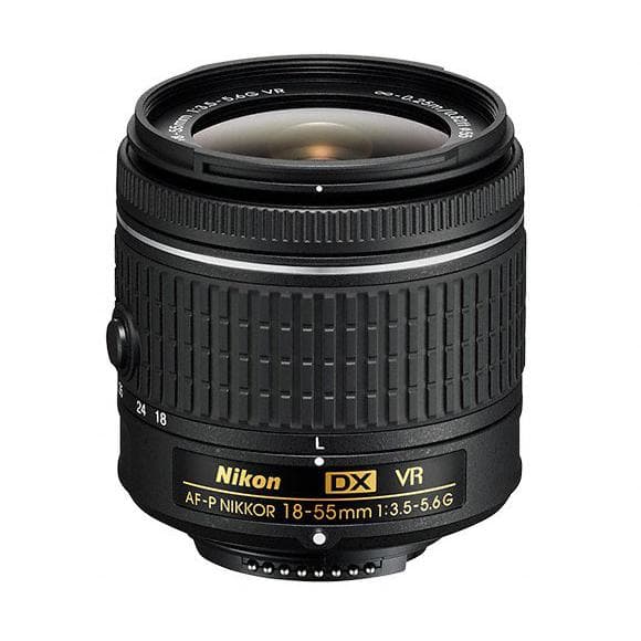Lens Nikon 18-55 mm f/3.5-5.6 G VR AF-P DX Nikkor - Black