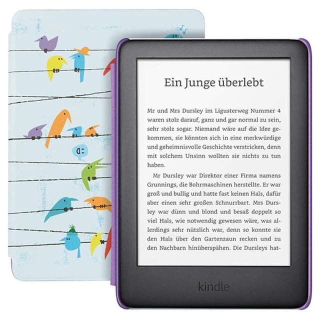 Amazon Kindle (10th Generation) Kids Edtiton Rainbow Birds 6 Wifi E-reader