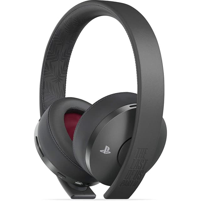 Sony PlayStation Gold Wireless Headset: Limited Edition The Last of Us Part II Noise cancelling Gaming Headphone Bluetooth - Black