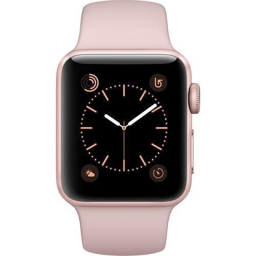Apple Watch (Series 2) - 38mm - Aluminum Rose Gold - Pink Sand Band