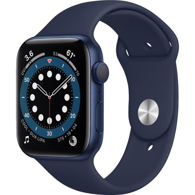 Apple Watch (Series 6) 44 mm - Aluminum Blue - Sport Blue