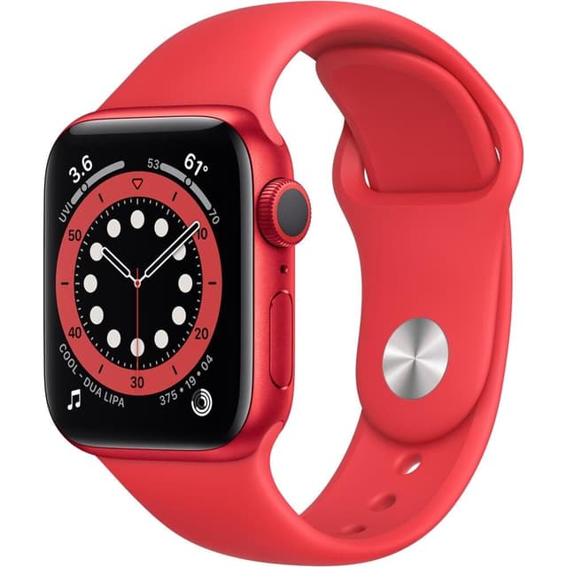Apple Watch (Series 6) 40 mm - Aluminum Red - Sport Red