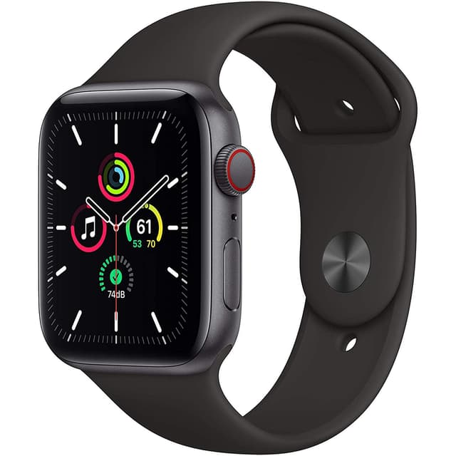 Apple Watch (Series SE) September 2020 40 mm - Aluminum Black - Silicone Black