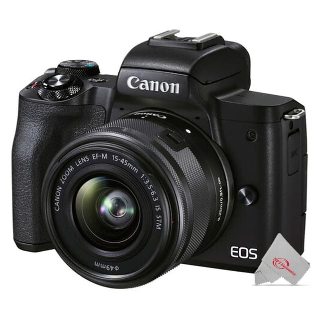 Hybdrid Canon EOS M50 Mark II - Black + Lens Canon 15-45mm f/3.5-6.3