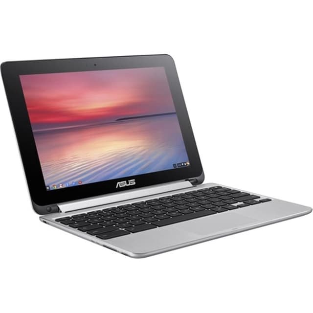 Asus Chromebook C100PA-DB01 10.1" Touch 2GB 16GB eMMC Rockchip 3288-C 1.8GHz ChromeOS, Silver (Certified Refurbished)