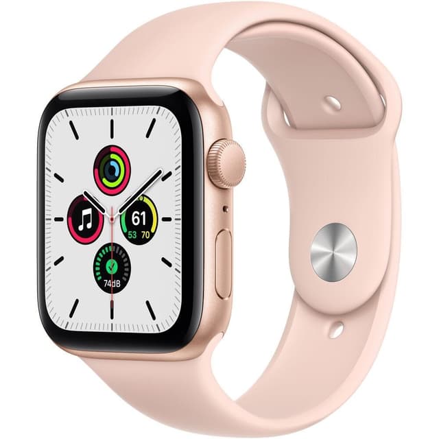 Apple Watch (Series SE) September 2020 44 mm - Aluminum Gold - Sport Band Pink Sand