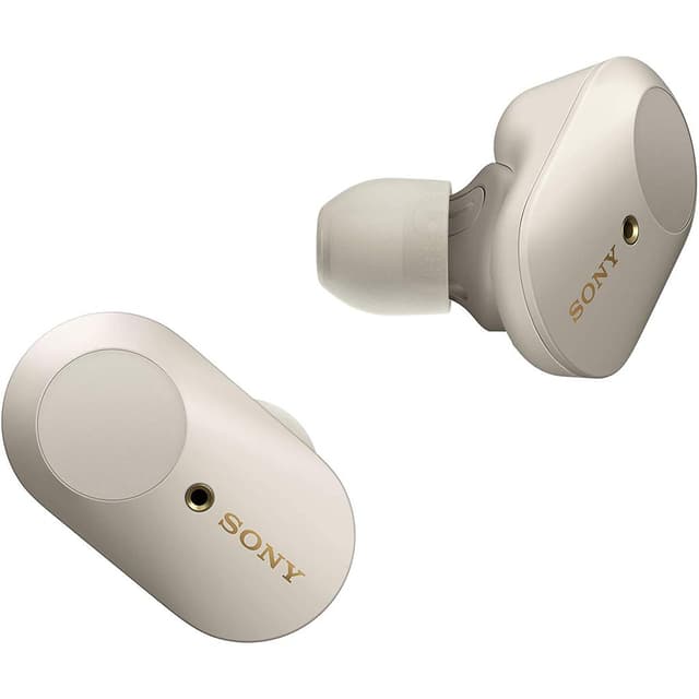 Sony WF1000XM3/S Earbud Noise-Cancelling Bluetooth Earphones - Silver