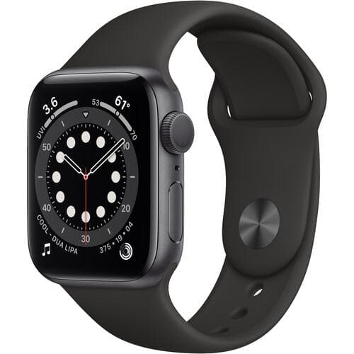 Apple Watch (Series 6) September 2020 44 mm - Aluminium Space Gray - Sport Black