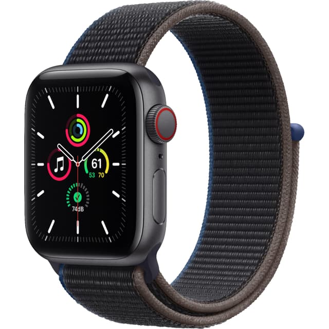 Apple Watch (Series SE) September 2020 44 mm - Aluminium Space gray - Sport Loop Charcoal