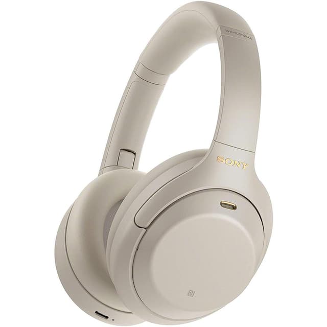 Sony WH-1000XM4 Noise cancelling Headphone Bluetooth with microphone - Silver
