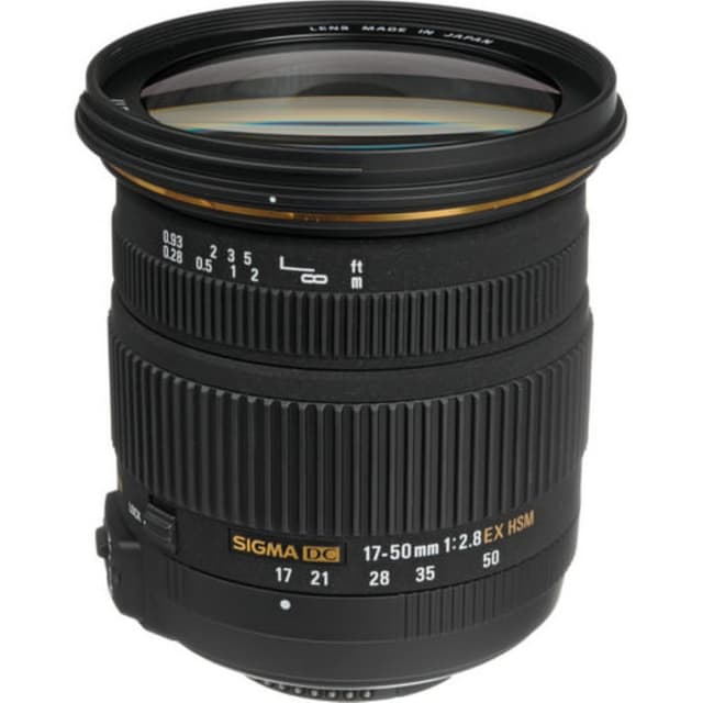 Lens Sigma 17-50mm f/2.8 EX DC OS HSM Zoom for Nikon - Black