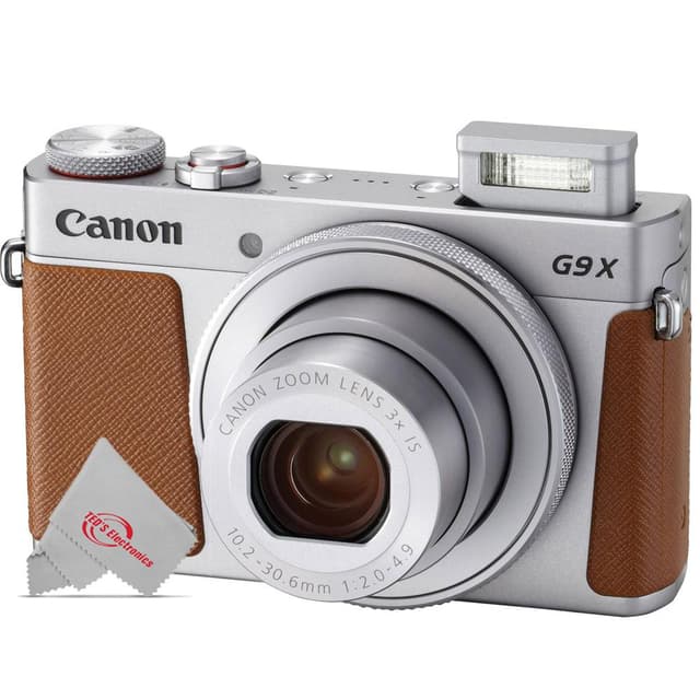 Compact Canon PowerShot G9 X Mark Il - Silver/Brown