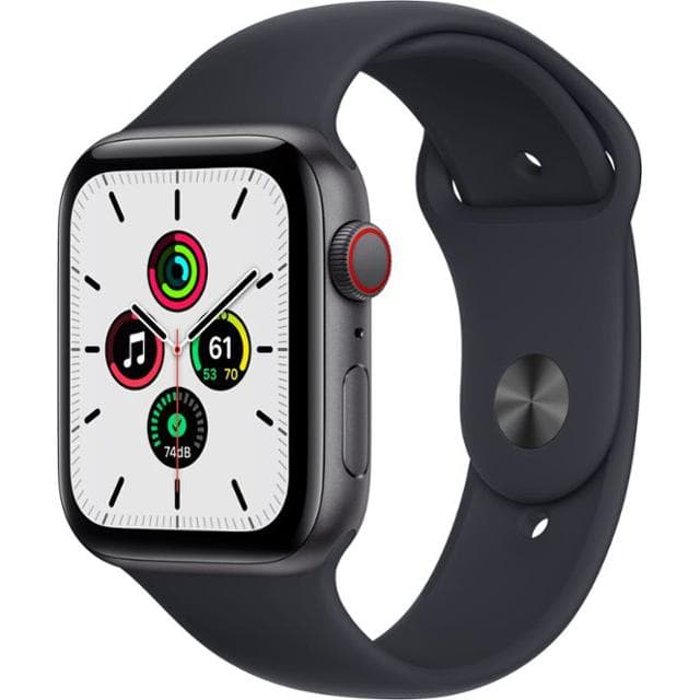 Apple Watch (Series SE) September 2020 44 mm - Aluminium Black - Sport band Black
