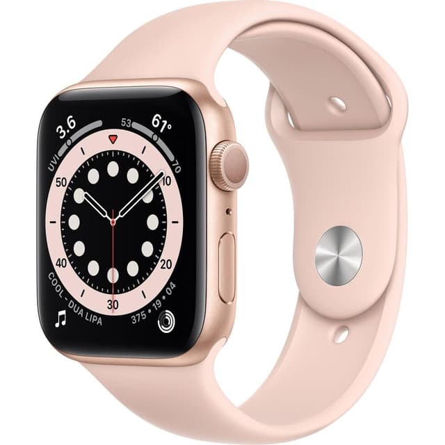 Apple Watch (Series 6) 44 mm - Aluminum Gold - Sport Pink
