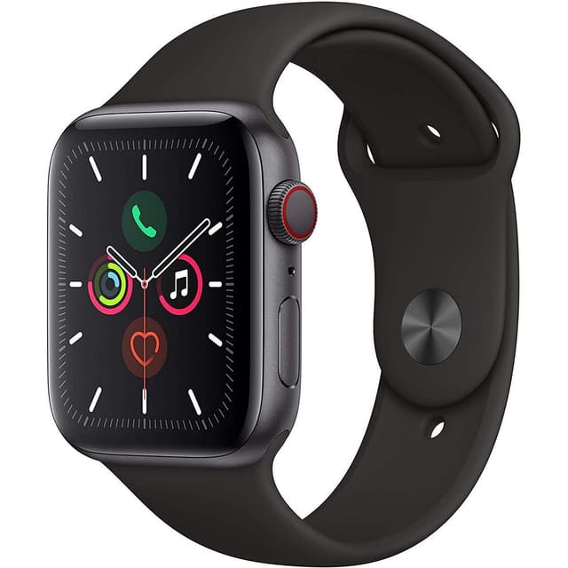 Apple Watch (Series 5) September 2019 40 mm - Aluminium Gray - Sport band Grey