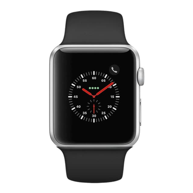 Apple Watch Series 5 GPS - 40mm Silver Aluminum Case - Black Sport Band