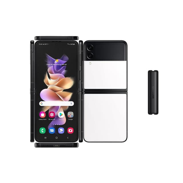 Galaxy Z Flip 3 5G 128GB - Phantom White - Fully unlocked (GSM & CDMA)