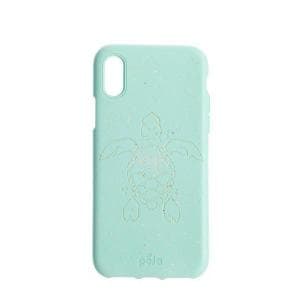 Case iPhone XS - Compostable - Ocean-Truquoise