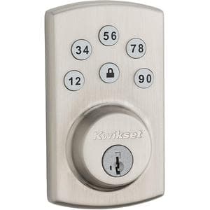 Connected objects Kwikset 99070-101 Powerbolt 2 - Satin Nickel