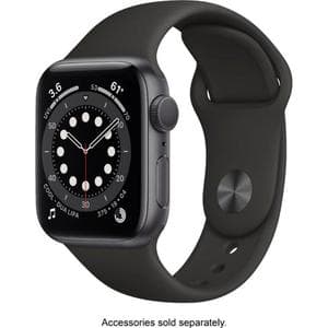Apple Watch (Series 6) September 2020 40 mm - Aluminium Space gray - Sport Band Black